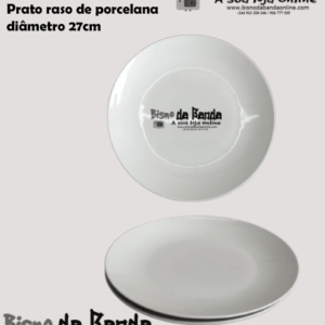 Prato Raso de Porcelana