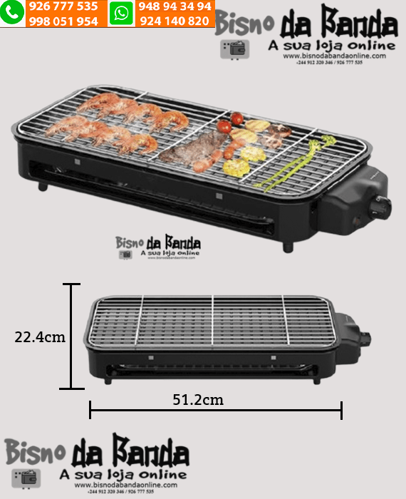 Grelhador Elétrico 2 em 1 SK-6112