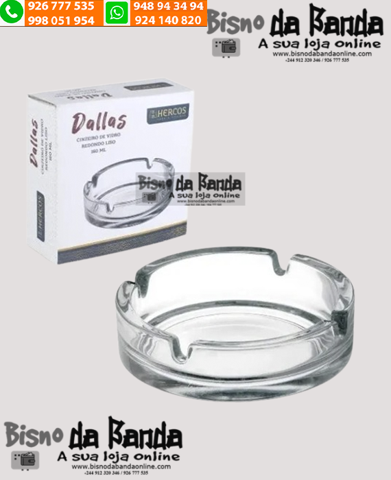 Cinzeiro De Vidro Redondo