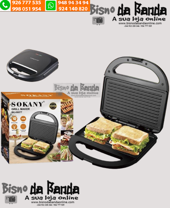 Sanduicheira Sokany SK-08077