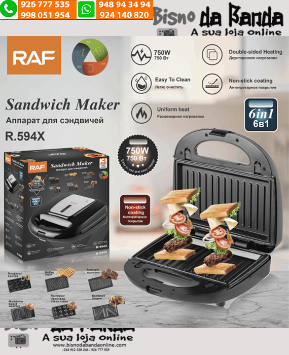 Sandwicheira 6 em 1