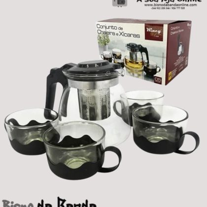 Chaleira 1 Litro com Infusor 04 Xícaras
