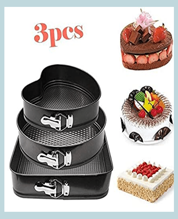 Forma de bolo de 3 peças - preto - Image 3