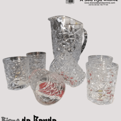 Conjunto 1 Jarra e 6 Copos Diamond
