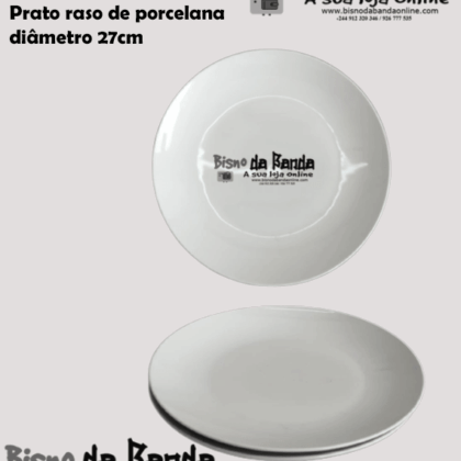 Prato Raso de Porcelana