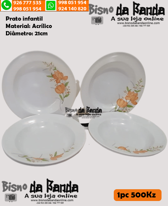 Pratos infantil